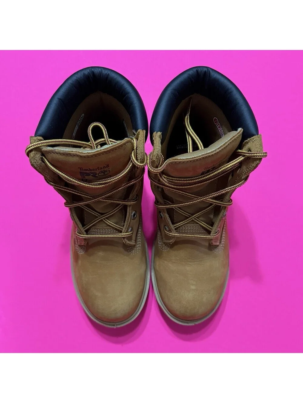 Timberland Pro Boots Direct Attach Soft Toe Work Wheat Waterproof Women’s 7